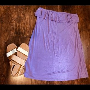 Strapless Victoria’s Secret purple dress NWT